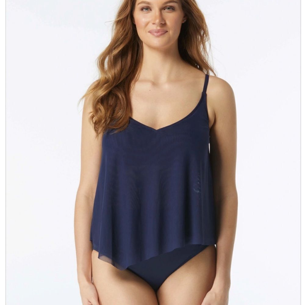 Contours Coco Reef Drapey Tankini
Size 12